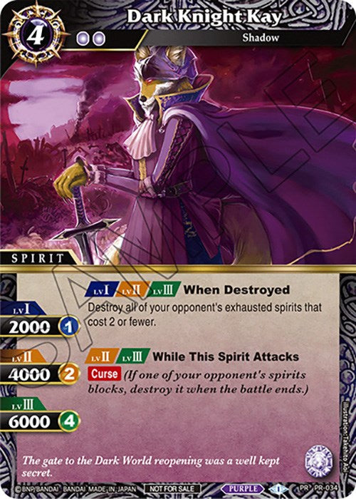 Dark Knight Kay (Tournament Pack Vol. 4) (PR-034) [Launch & Event Promos] | Total Play