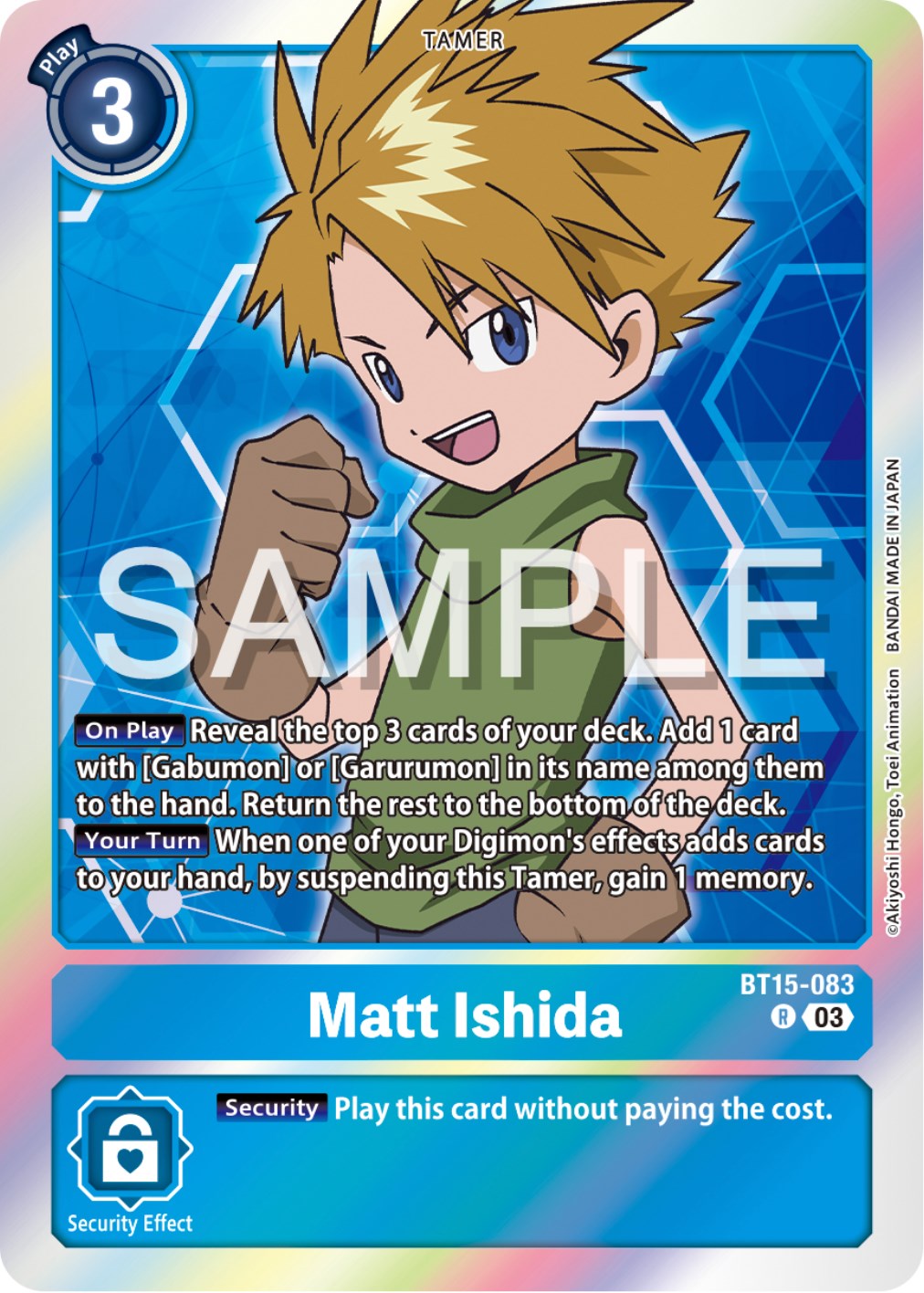 Matt Ishida [BT15-083] [Exceed Apocalypse] | Total Play