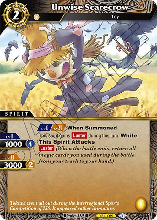 Unwise Scarecrow (Tournament Pack Vol. 4) (PR-037) [Launch & Event Promos] | Total Play