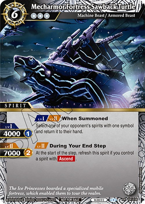 Mecharmor Fortress Sawback Turtle (Tournament Pack Vol. 4) (PR-038) [Launch & Event Promos] | Total Play