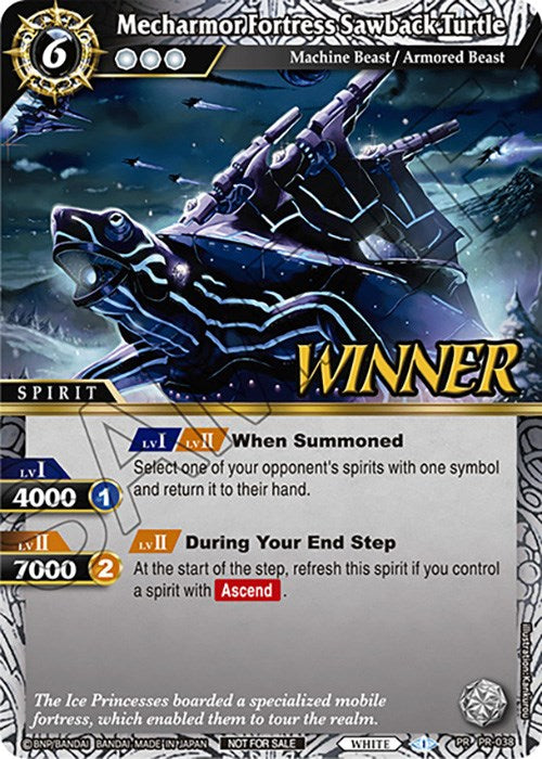 Mecharmor Fortress Sawback Turtle (Tournament Pack Vol. 4 -Winner-) (PR-038) [Launch & Event Promos] | Total Play