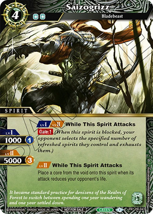 Saizogrizz (Tournament Pack Vol. 4) (PR-041) [Launch & Event Promos] | Total Play