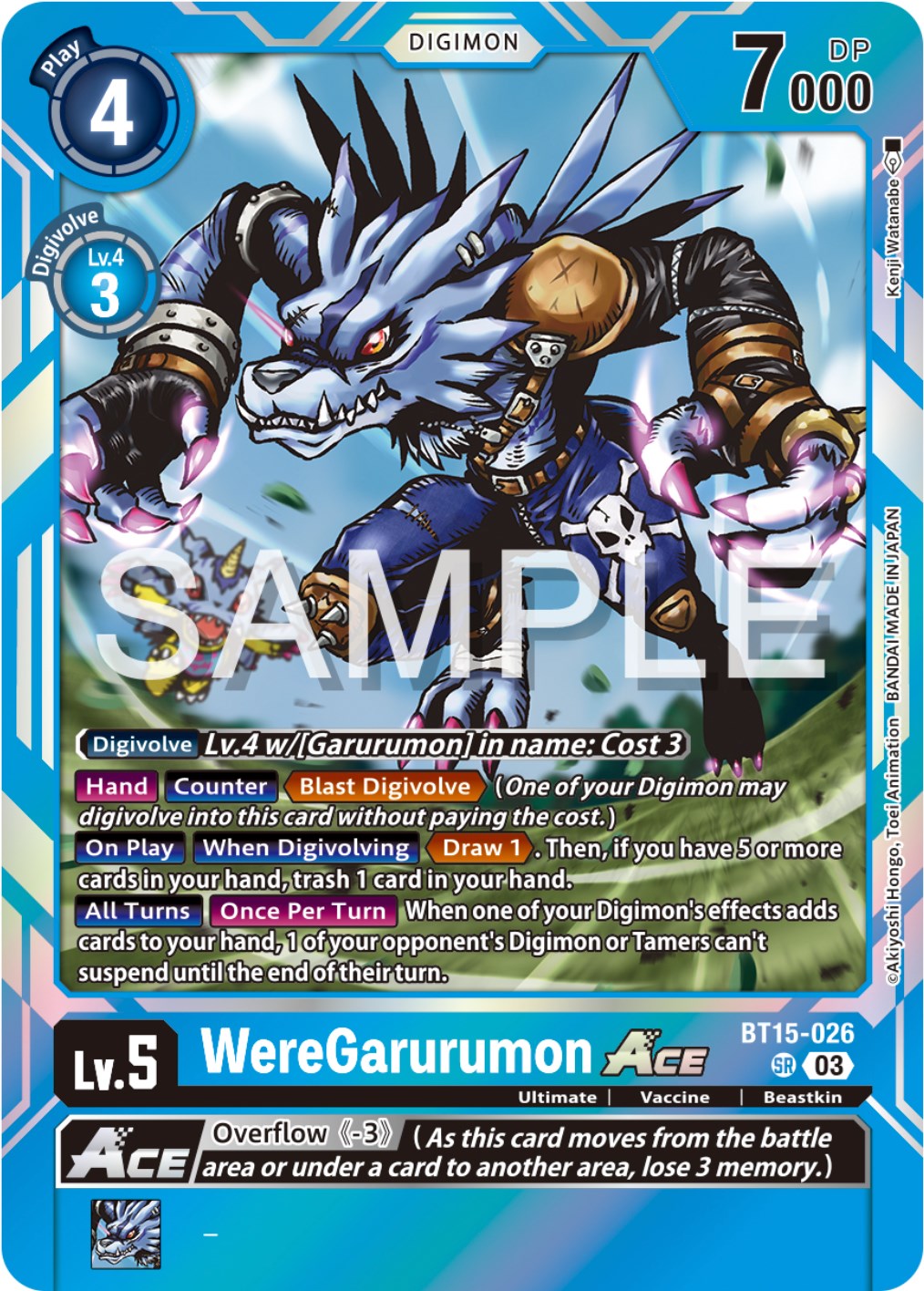 WereGarurumon Ace [BT15-026] [Exceed Apocalypse] | Total Play