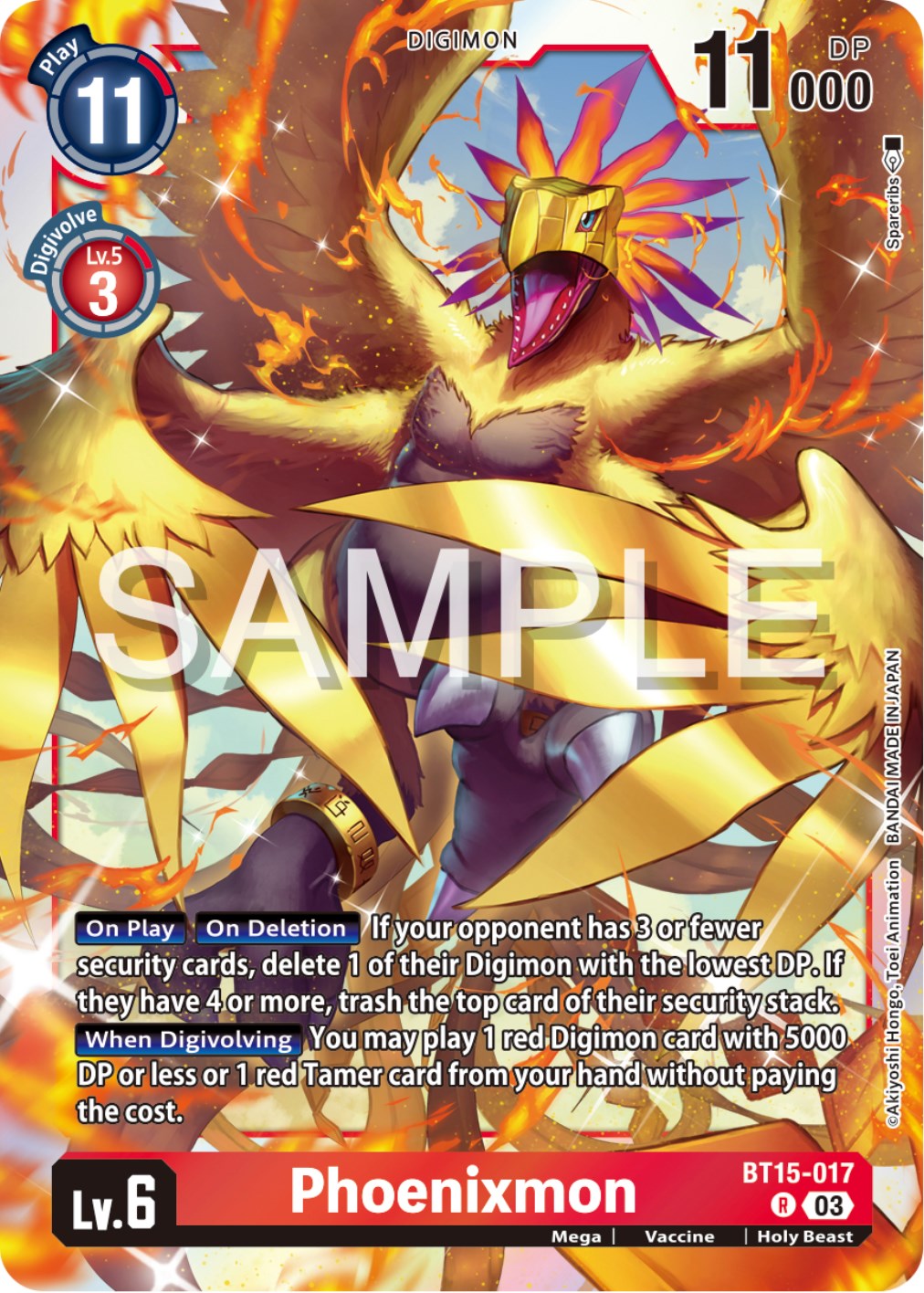 Phoenixmon [BT15-017] [Exceed Apocalypse] | Total Play