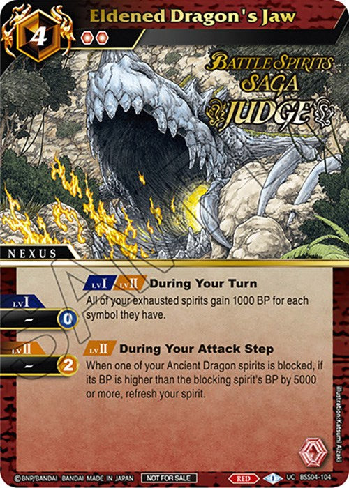 Eldened Dragon's Jaw (Judge Pack Vol. 4) (BSS04-104) [Launch & Event Promos] | Total Play