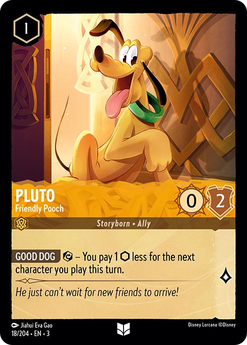 Pluto - Friendly Pooch (18/204) [Into the Inklands] | Total Play
