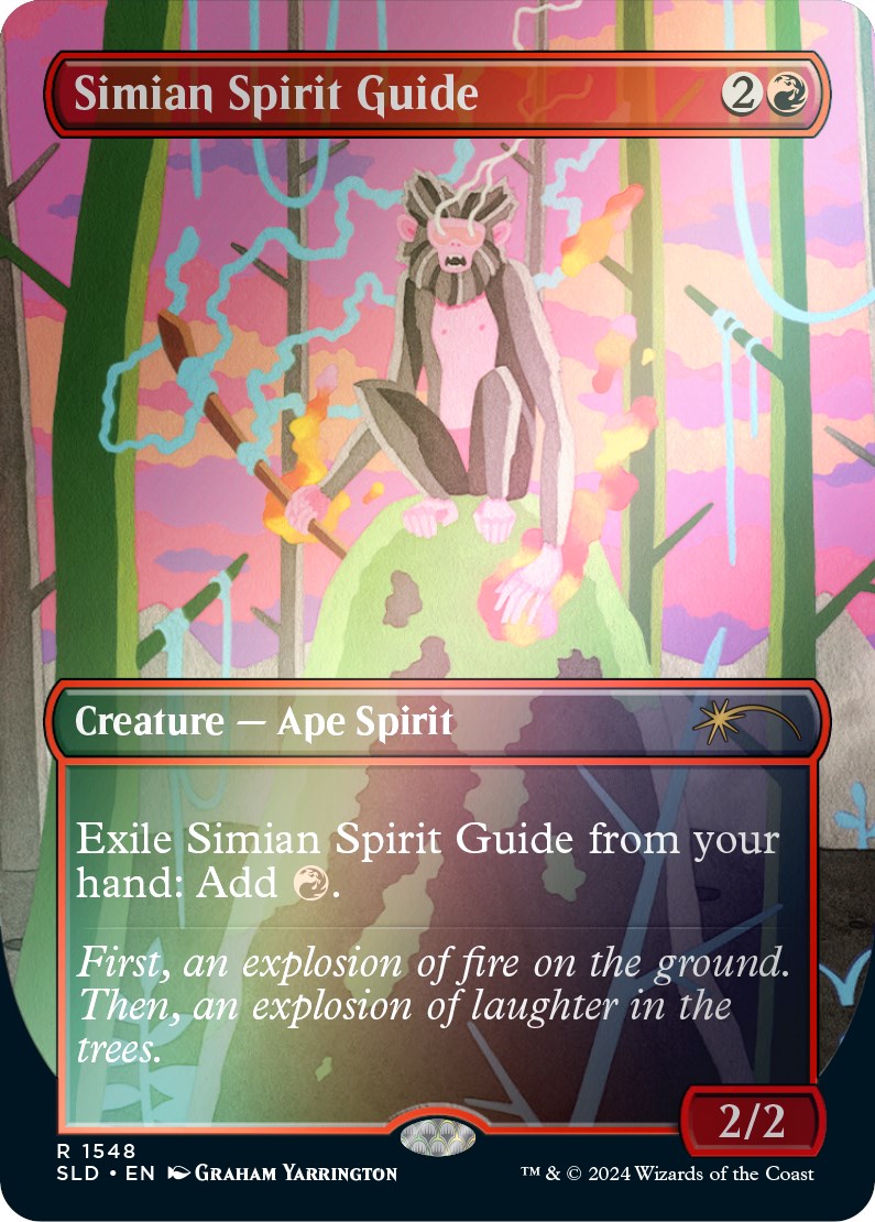 Simian Spirit Guide (Rainbow Foil) [Secret Lair Drop Series] | Total Play