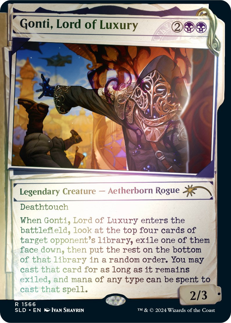 Gonti, Lord of Luxury (Rainbow Foil) [Secret Lair Drop Series] | Total Play