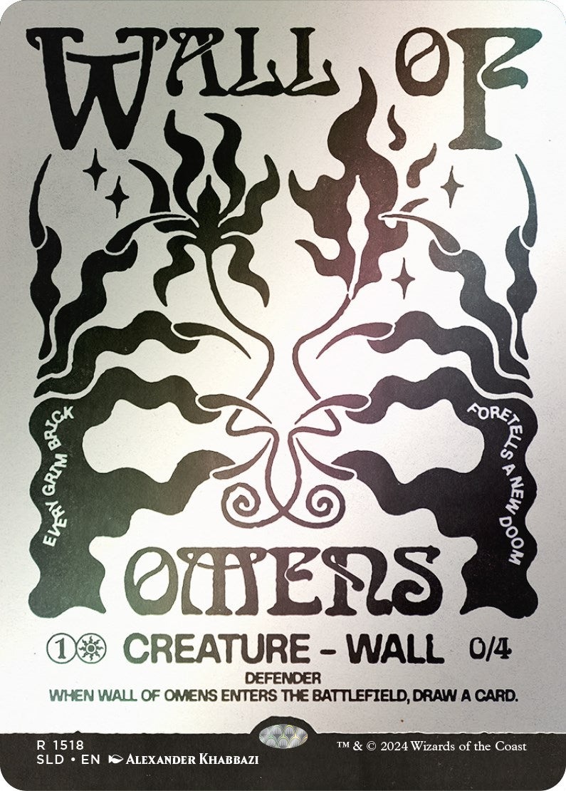 Wall of Omens (Rainbow Foil) [Secret Lair Drop Series] | Total Play