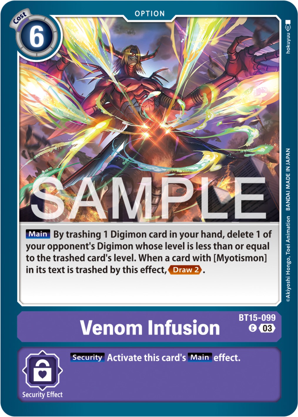 Venom Infusion [BT15-099] [Exceed Apocalypse] | Total Play