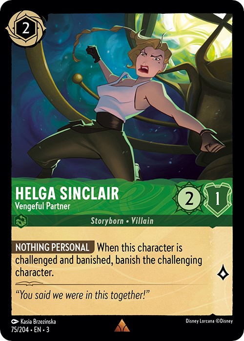 Helga Sinclair - Vengeful Partner (75/204) [Into the Inklands] | Total Play
