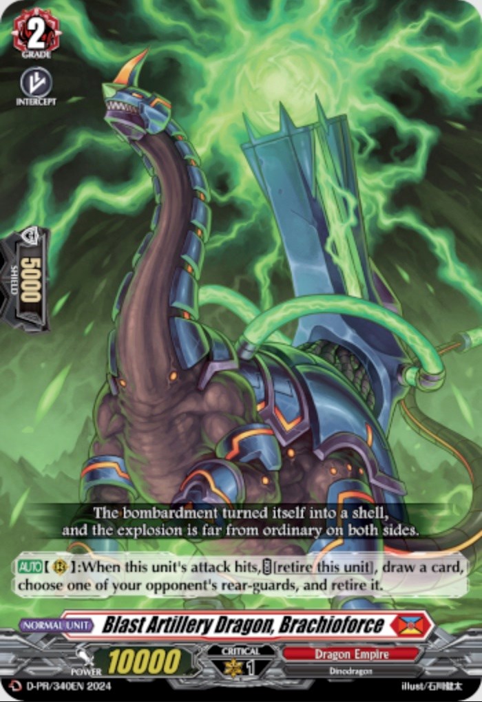 Blast Artillery Dragon, Brachioforce (D-PR/340EN) [D Promo Cards] | Total Play