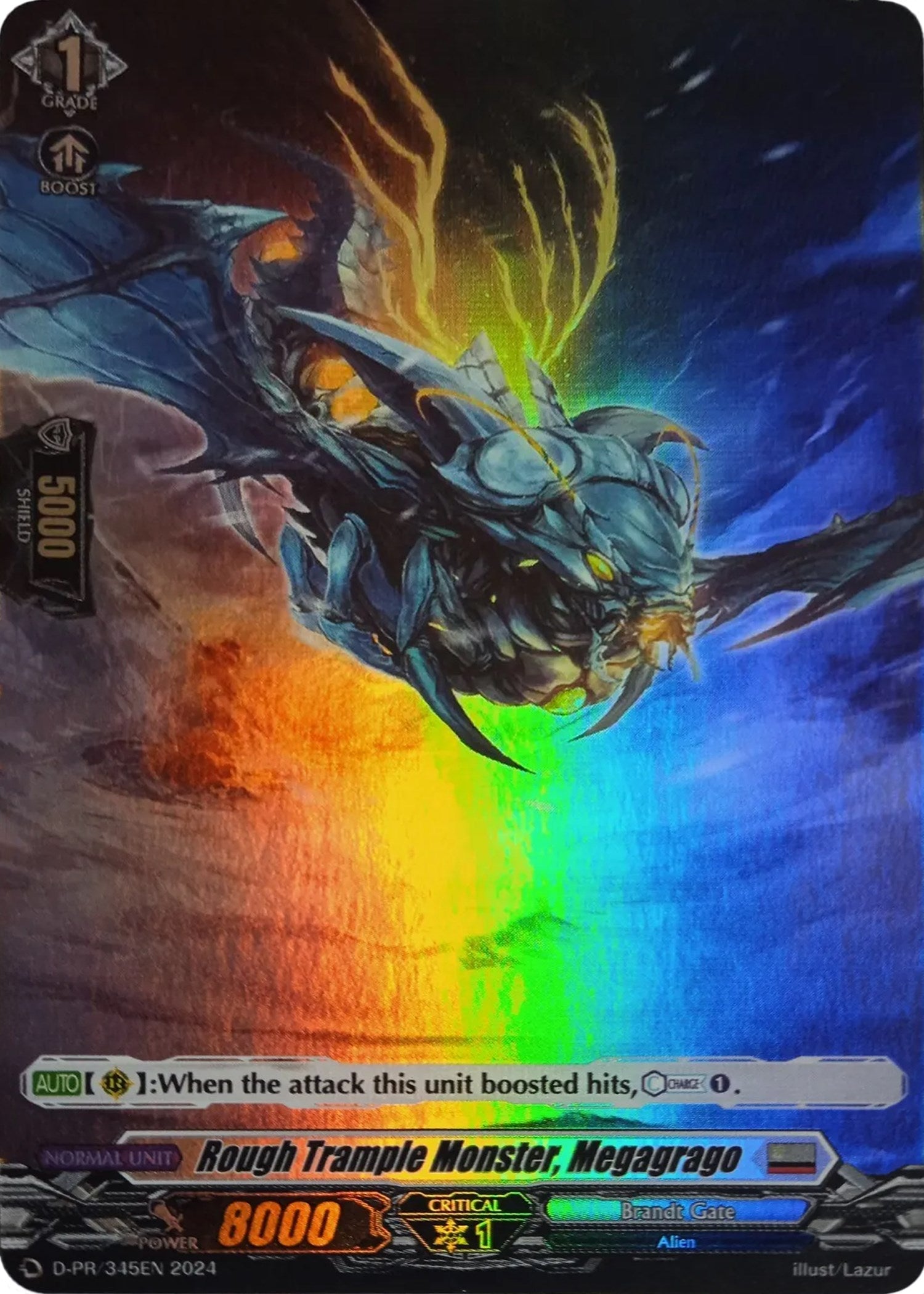 Rough Trample Monster, Megagrago (Foil) (D-PR/345EN) [D Promo Cards] | Total Play