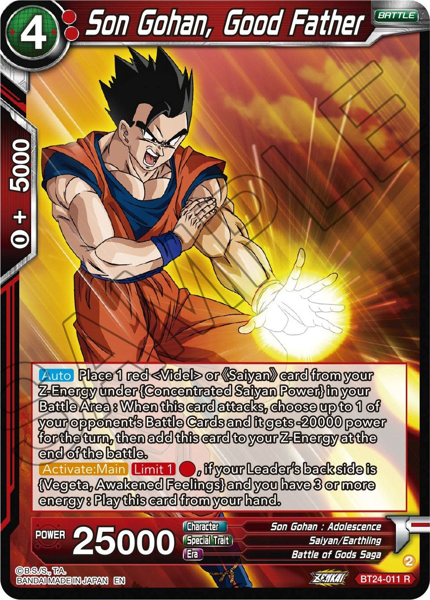 Son Gohan, Good Father (BT24-011) [Beyond Generations] | Total Play