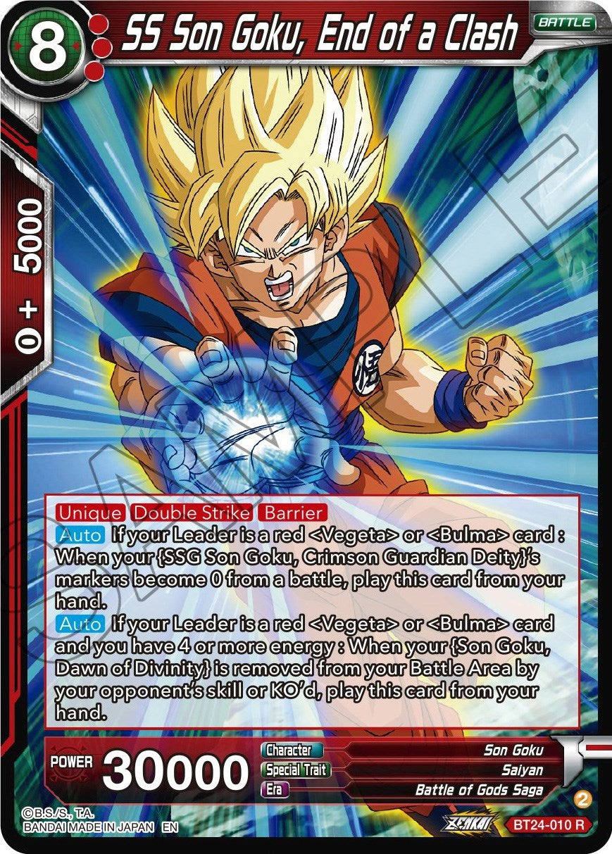 SS Son Goku, End of a Clash (BT24-010) [Beyond Generations] | Total Play