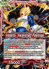 Vegeta // Vegeta, Awakened Feelings (BT24-001) [Beyond Generations] | Total Play