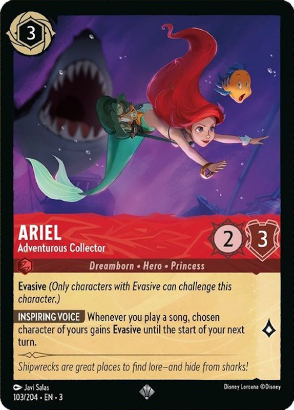 Ariel - Adventurous Collector (103/204) [Into the Inklands] | Total Play