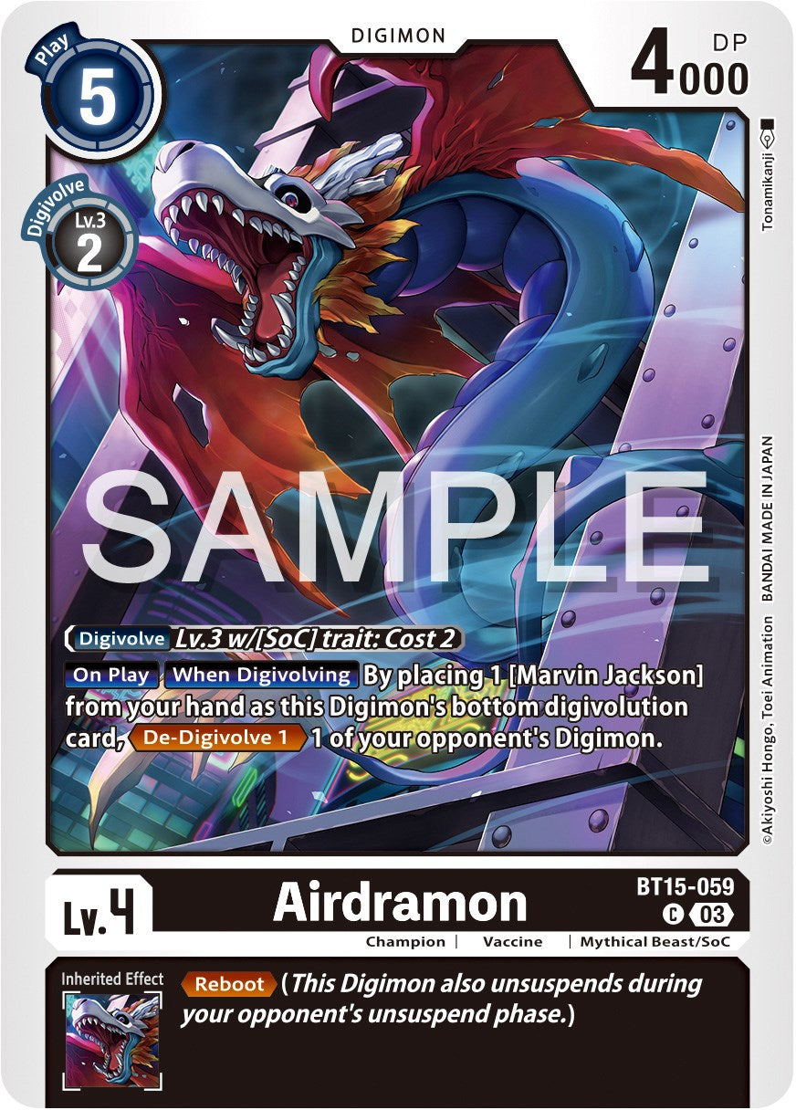 Airdramon [BT15-059] [Exceed Apocalypse] | Total Play