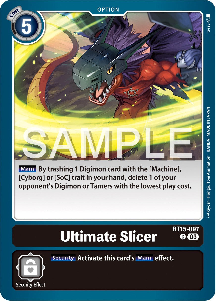 Ultimate Slicer [BT15-097] [Exceed Apocalypse] | Total Play