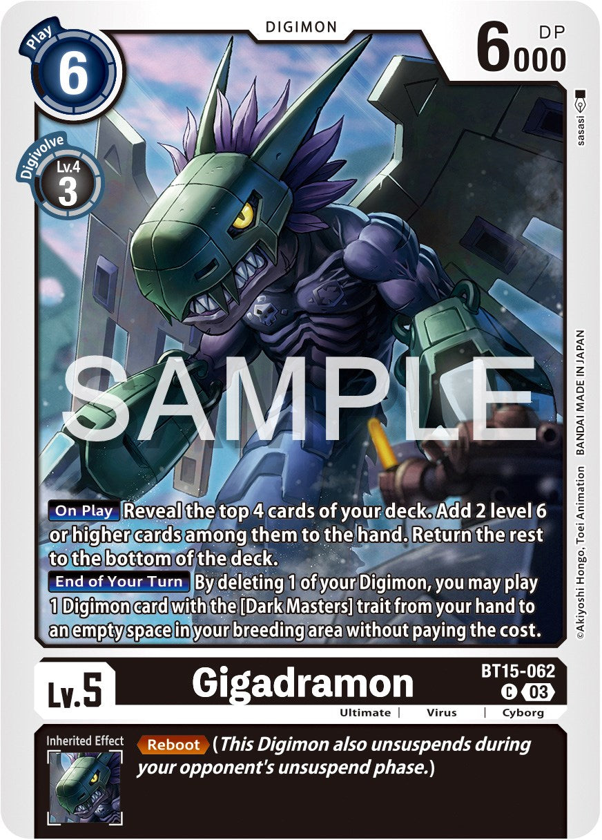 Gigadramon [BT15-062] [Exceed Apocalypse] | Total Play