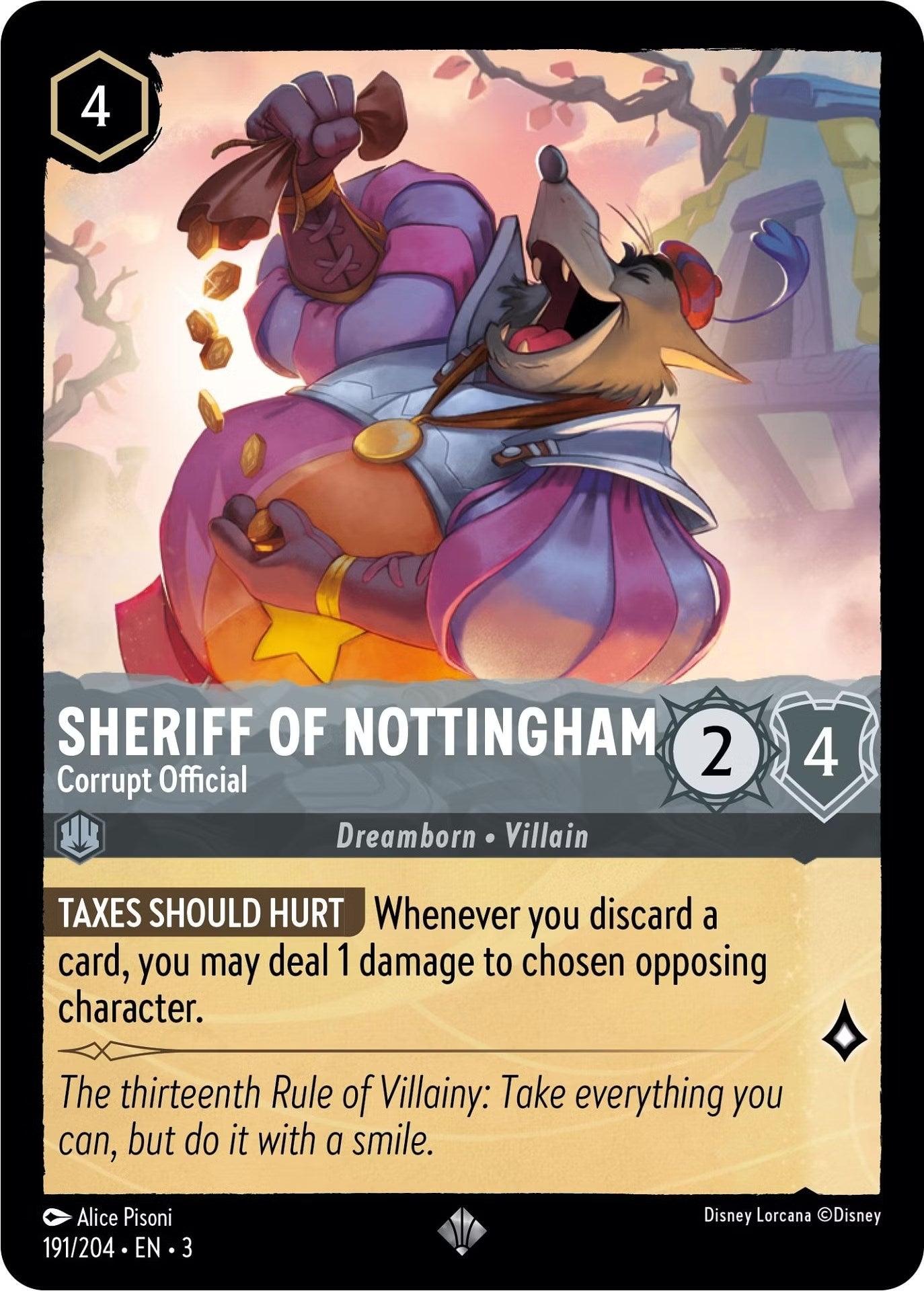 Sheriff of Nottingham - Corrupt Official (191/204) [Into the Inklands] | Total Play