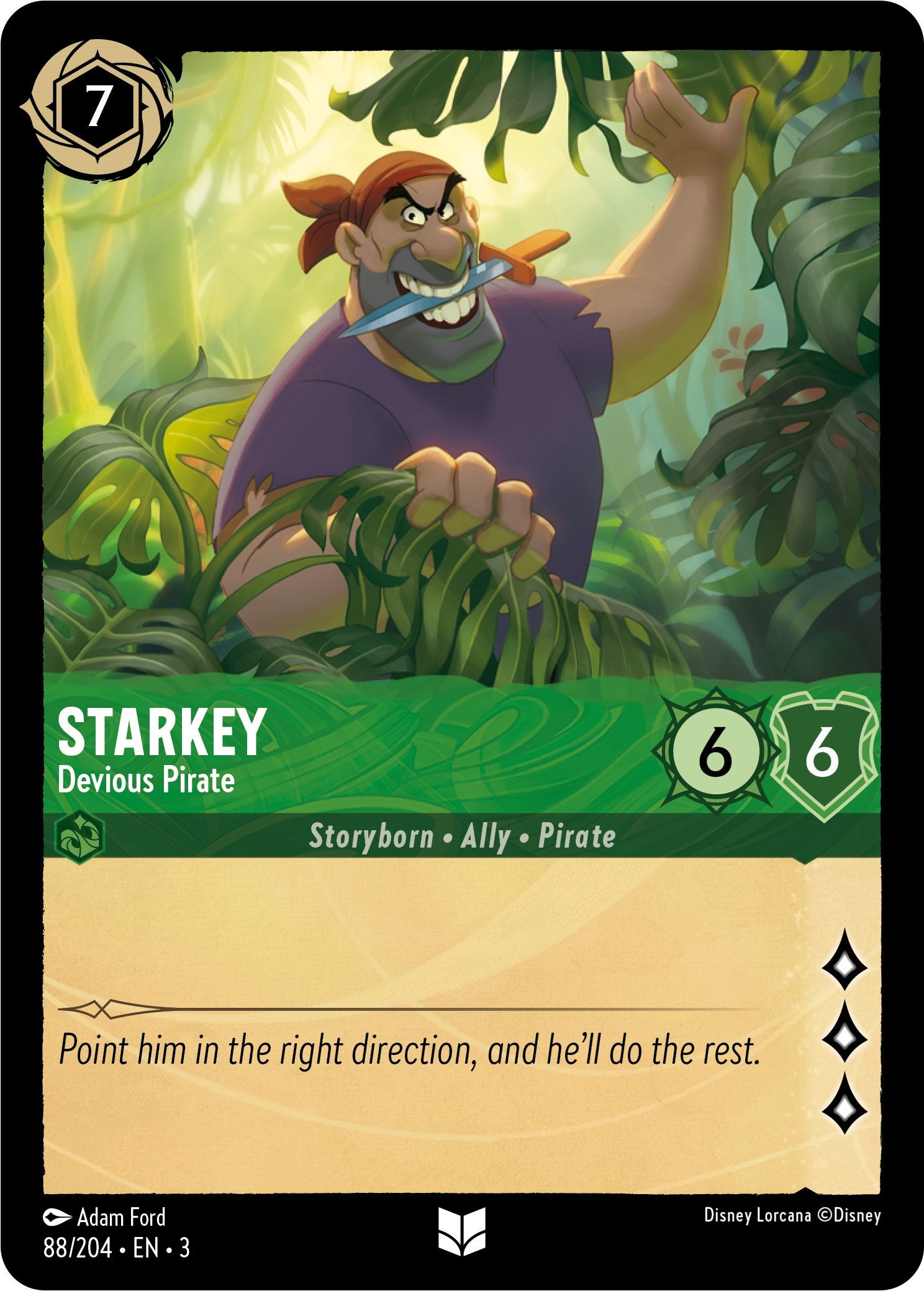 Starkey - Devious Pirate (88/204) [Into the Inklands] | Total Play