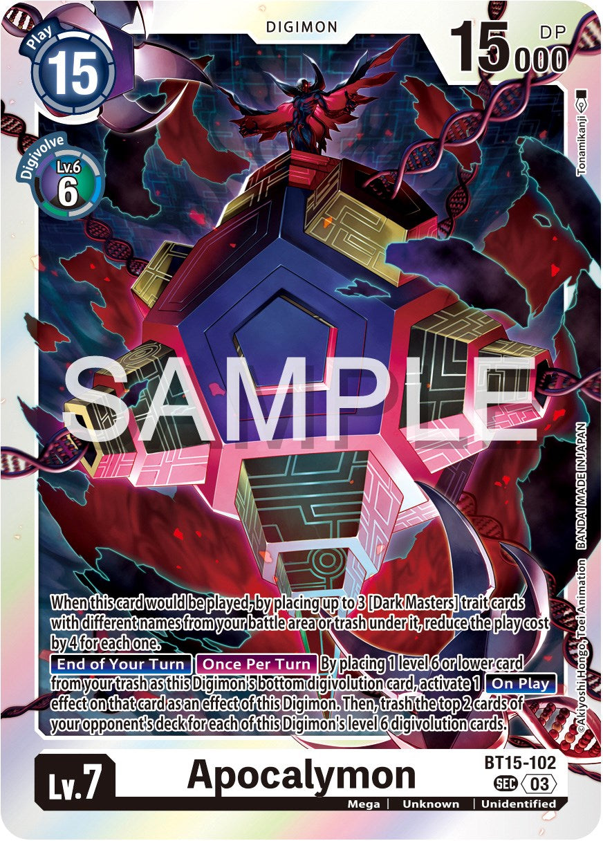 Apocalymon [BT15-102] [Exceed Apocalypse] | Total Play