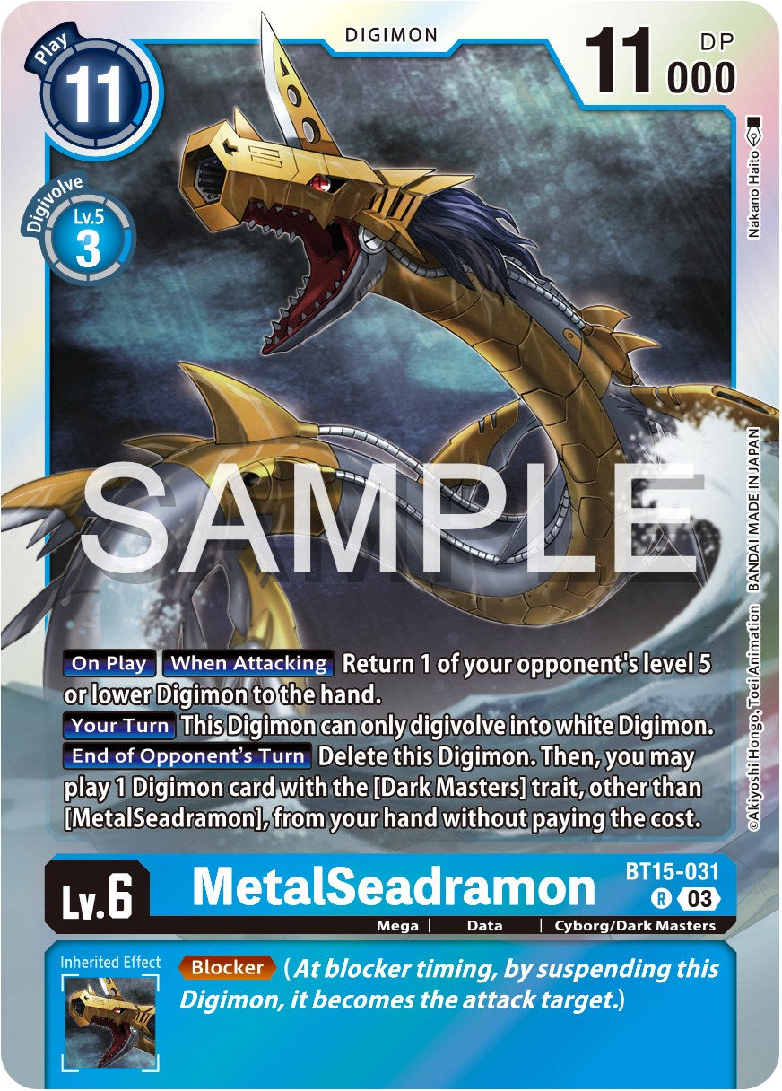 MetalSeadramon [BT15-031] [Exceed Apocalypse] | Total Play