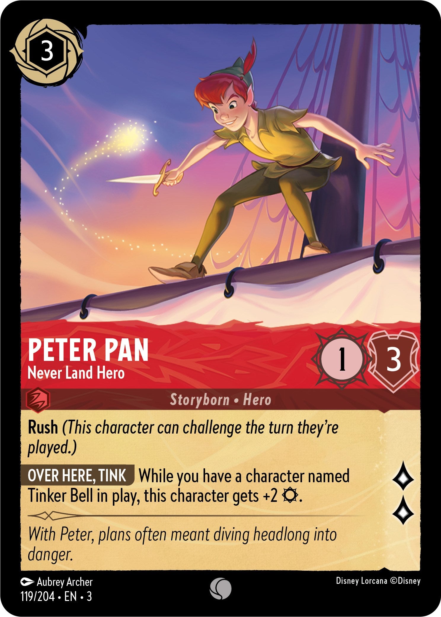 Peter Pan - Never Land Hero (119/204) [Into the Inklands] | Total Play