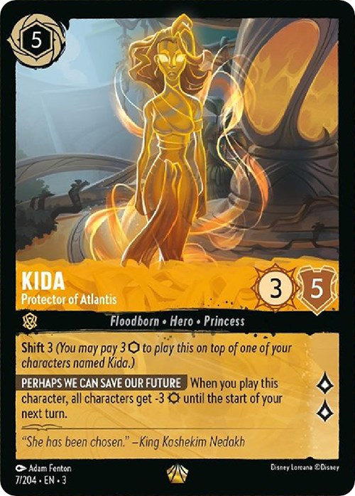 Kida - Protector of Atlantis (7/204) [Into the Inklands] | Total Play