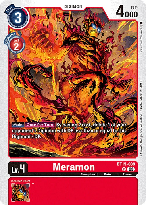 Meramon [BT15-009] [Exceed Apocalypse] | Total Play