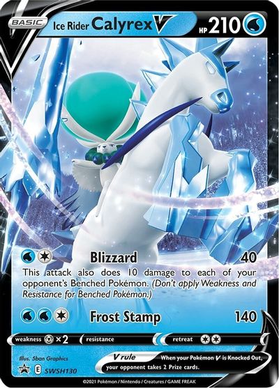 Ice Rider Calyrex V (SWSH130) [Sword & Shield: Black Star Promos] | Total Play