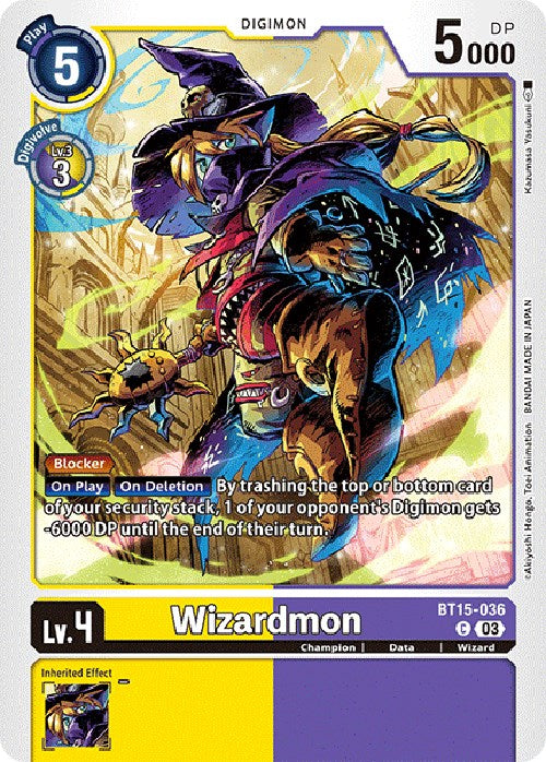 Wizardmon [BT15-036] [Exceed Apocalypse] | Total Play