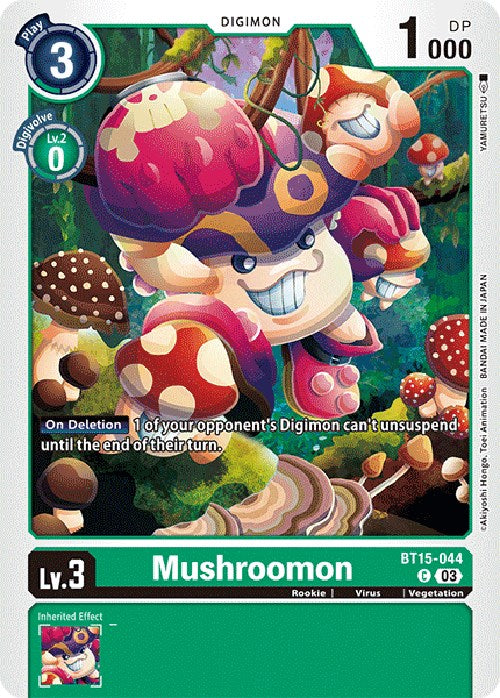 Mushroomon [BT15-044] [Exceed Apocalypse] | Total Play