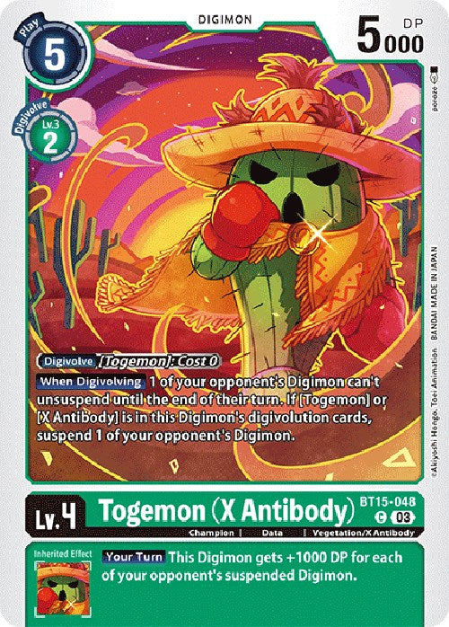 Togemon [BT15-048] (X Antibody) [Exceed Apocalypse] | Total Play