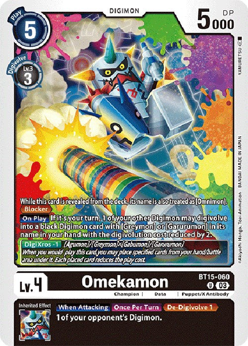 Omekamon [BT15-060] [Exceed Apocalypse] | Total Play