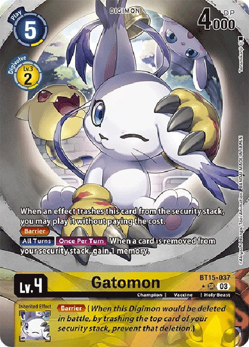 Gatomon [BT15-037] (Alternate Art) [Exceed Apocalypse] | Total Play