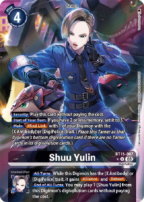 Shuu Yulin [BT15-087] (Alternate Art) [Exceed Apocalypse] | Total Play