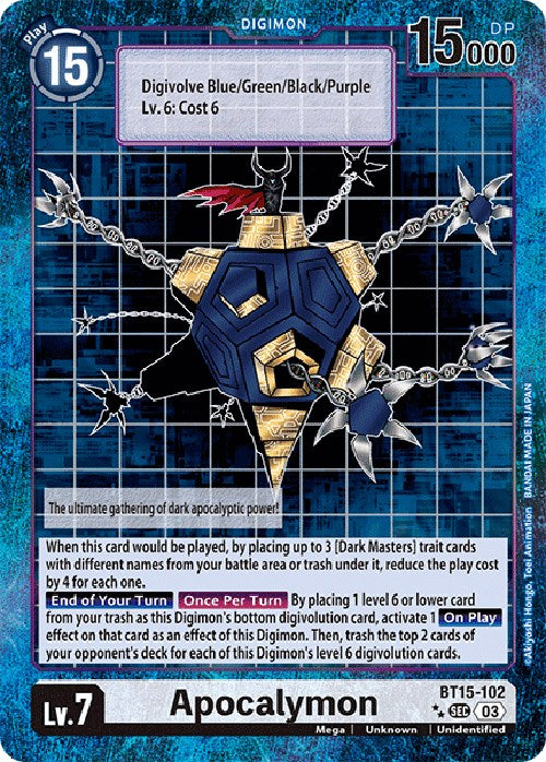 Apocalymon [BT15-102] (Special Edition Alternate Art) [Exceed Apocalypse] | Total Play