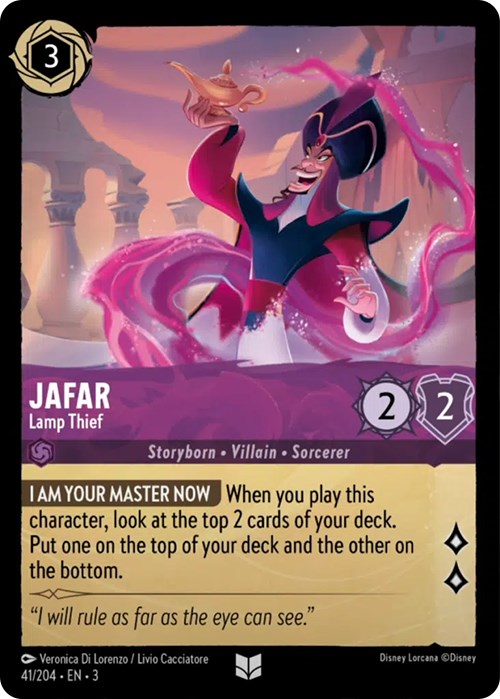 Jafar - Lamp Thief (41/204) [Into the Inklands] | Total Play