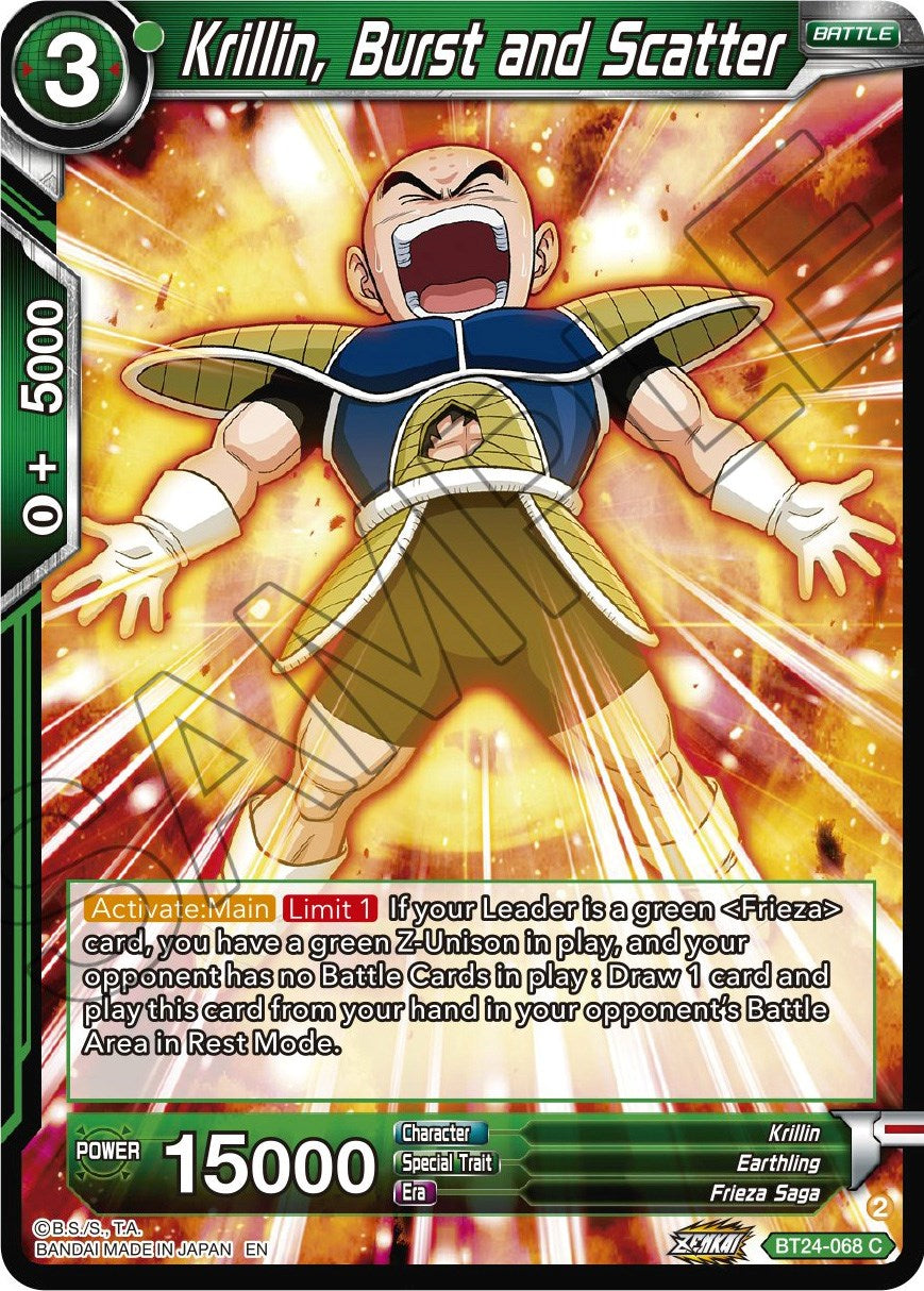 Krillin, Burst and Scatter (BT24-068) [Beyond Generations] | Total Play