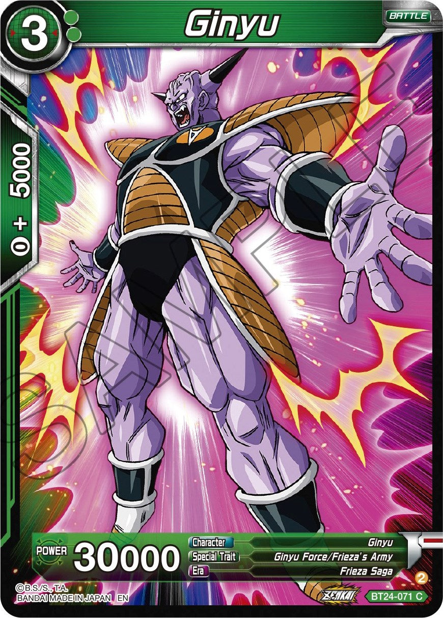 Ginyu (BT24-071) [Beyond Generations] | Total Play