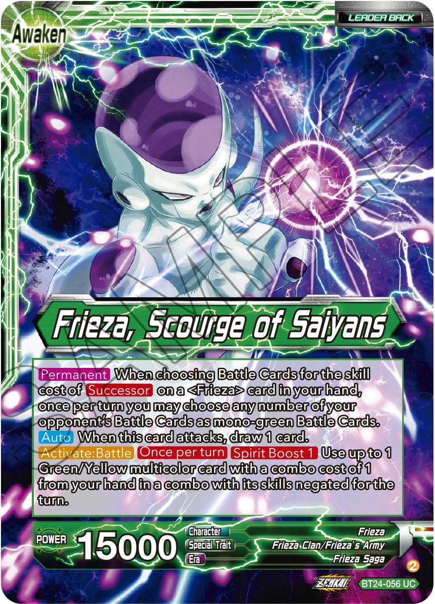 Frieza // Frieza, Scourge of Saiyans (BT24-056) [Beyond Generations] | Total Play