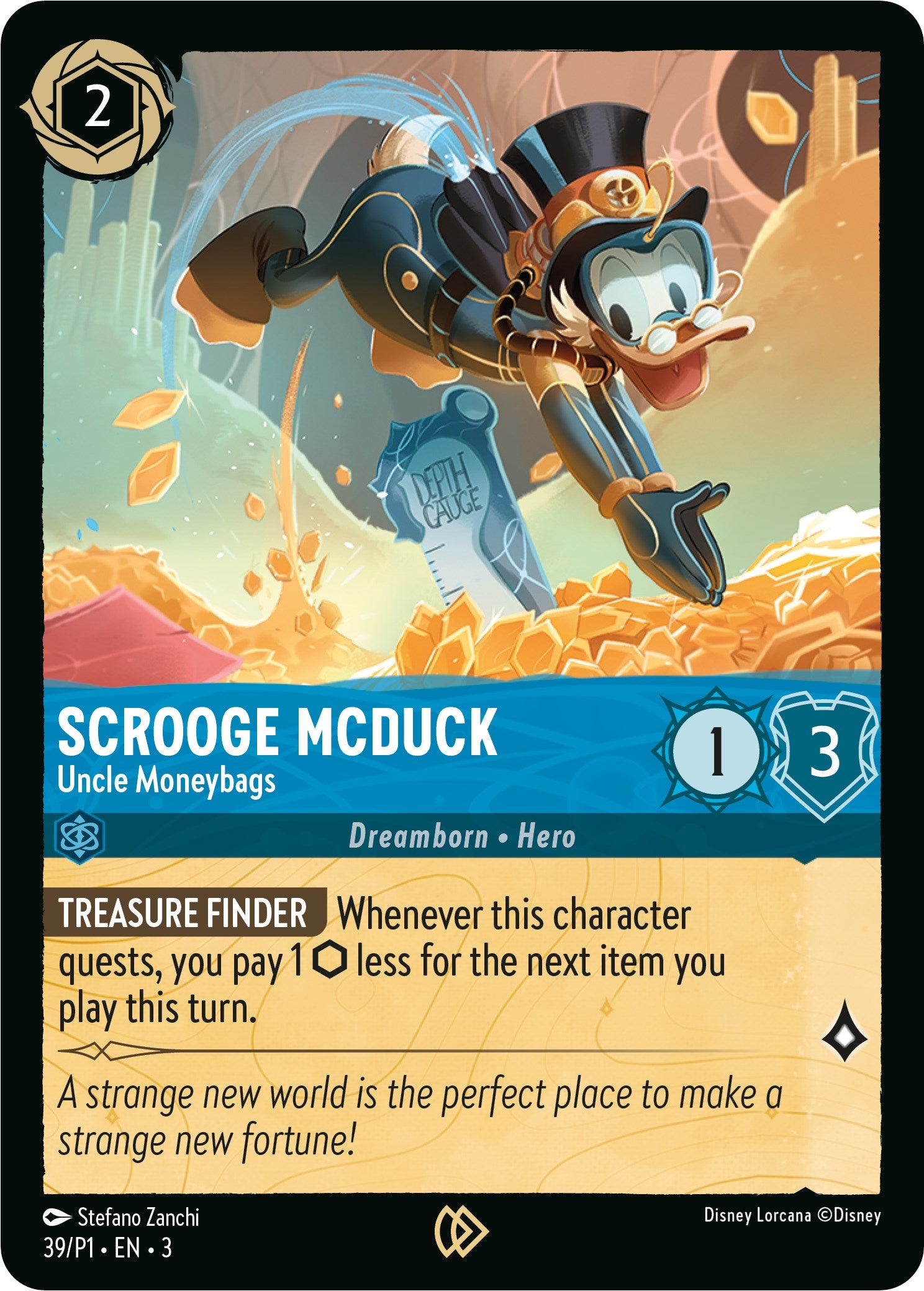Scrooge McDuck - Uncle Moneybags (39) [Promo Cards] | Total Play