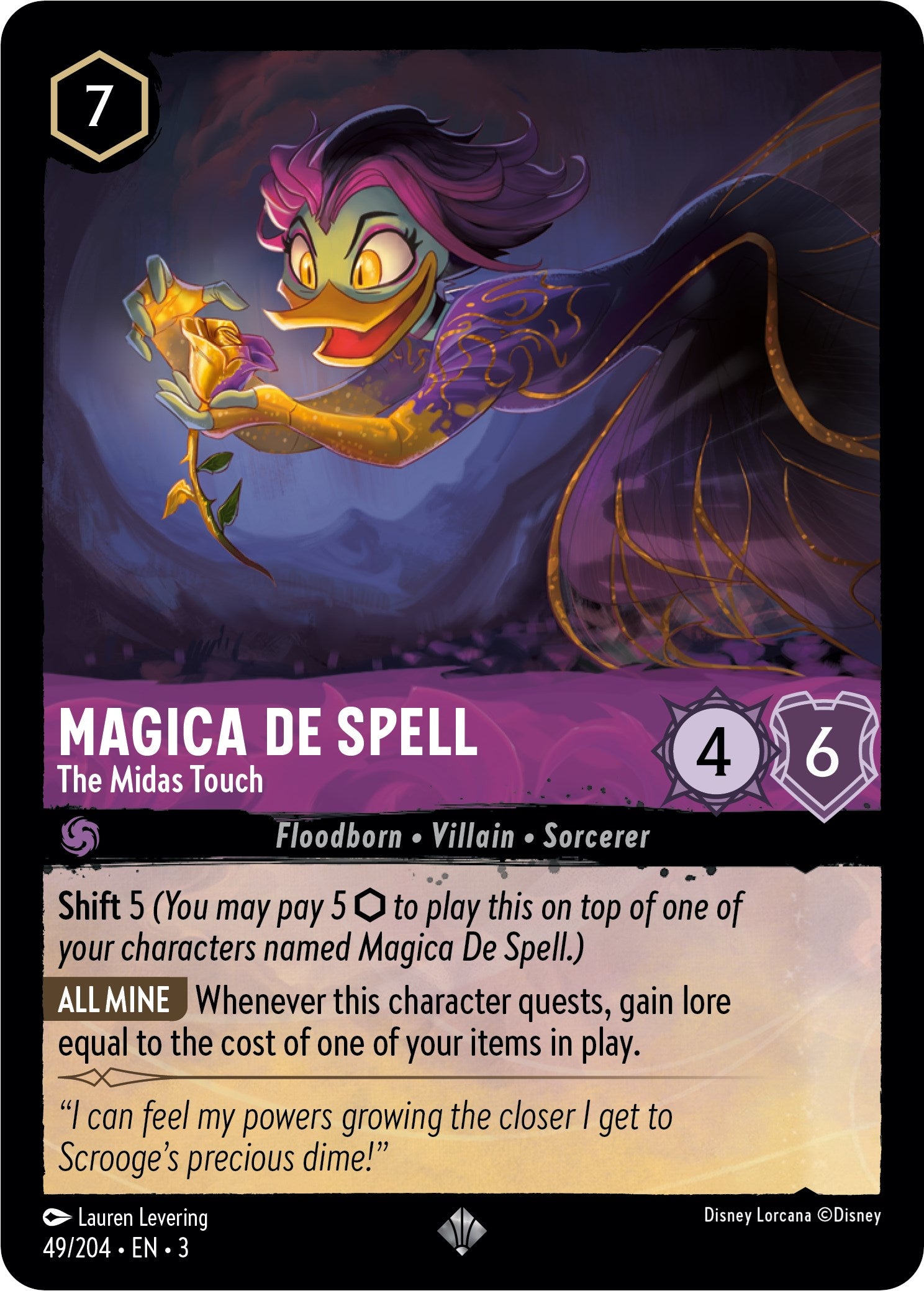 Magica De Spell - The Midas Touch (49/204) [Into the Inklands] | Total Play