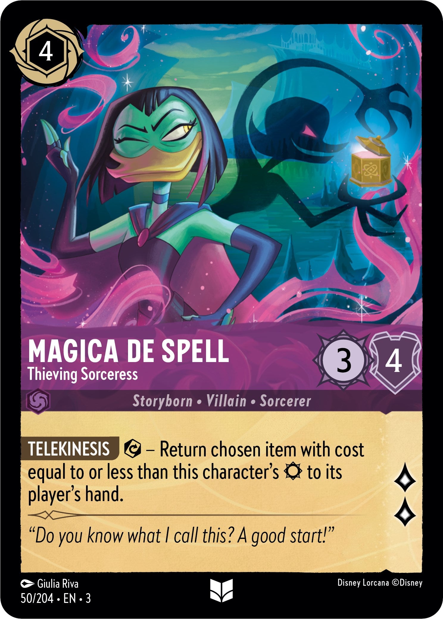 Magica De Spell - Thieving Sorceress (50/204) [Into the Inklands] | Total Play