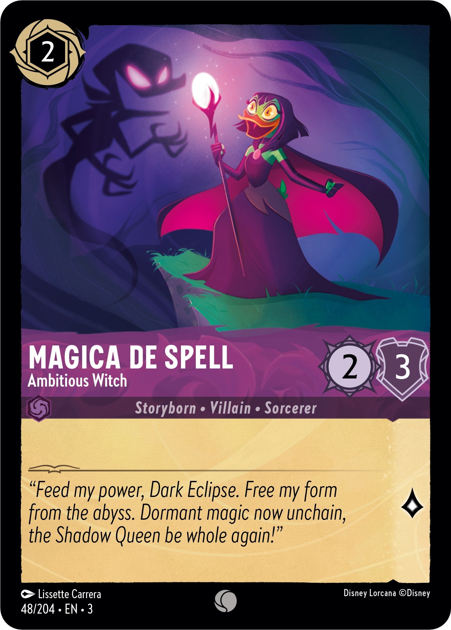 Magica De Spell - Ambitious Witch (48/204) [Into the Inklands] | Total Play