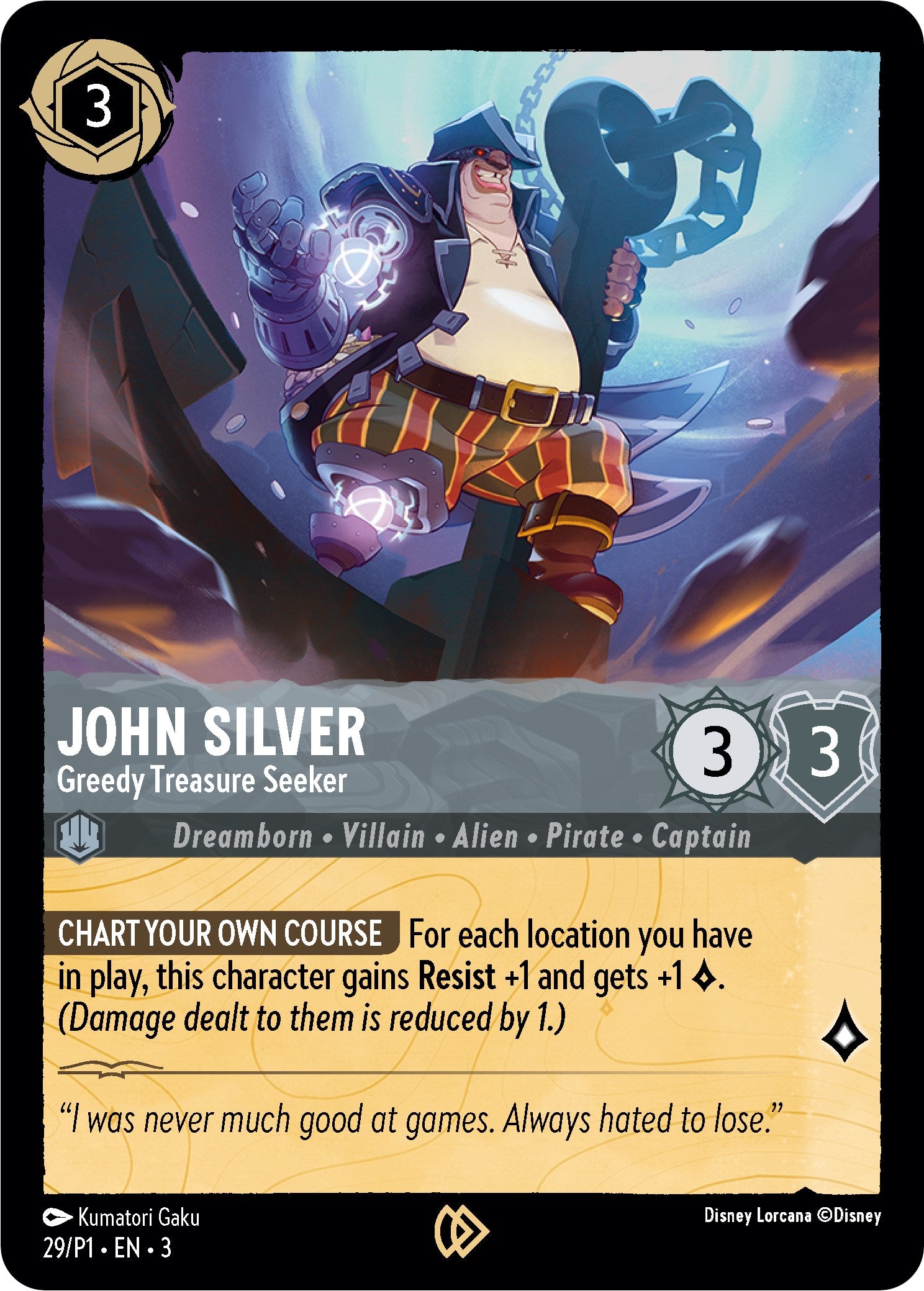 John Silver - Greedy Treasure Seeker (29) [Promo Cards] | Total Play