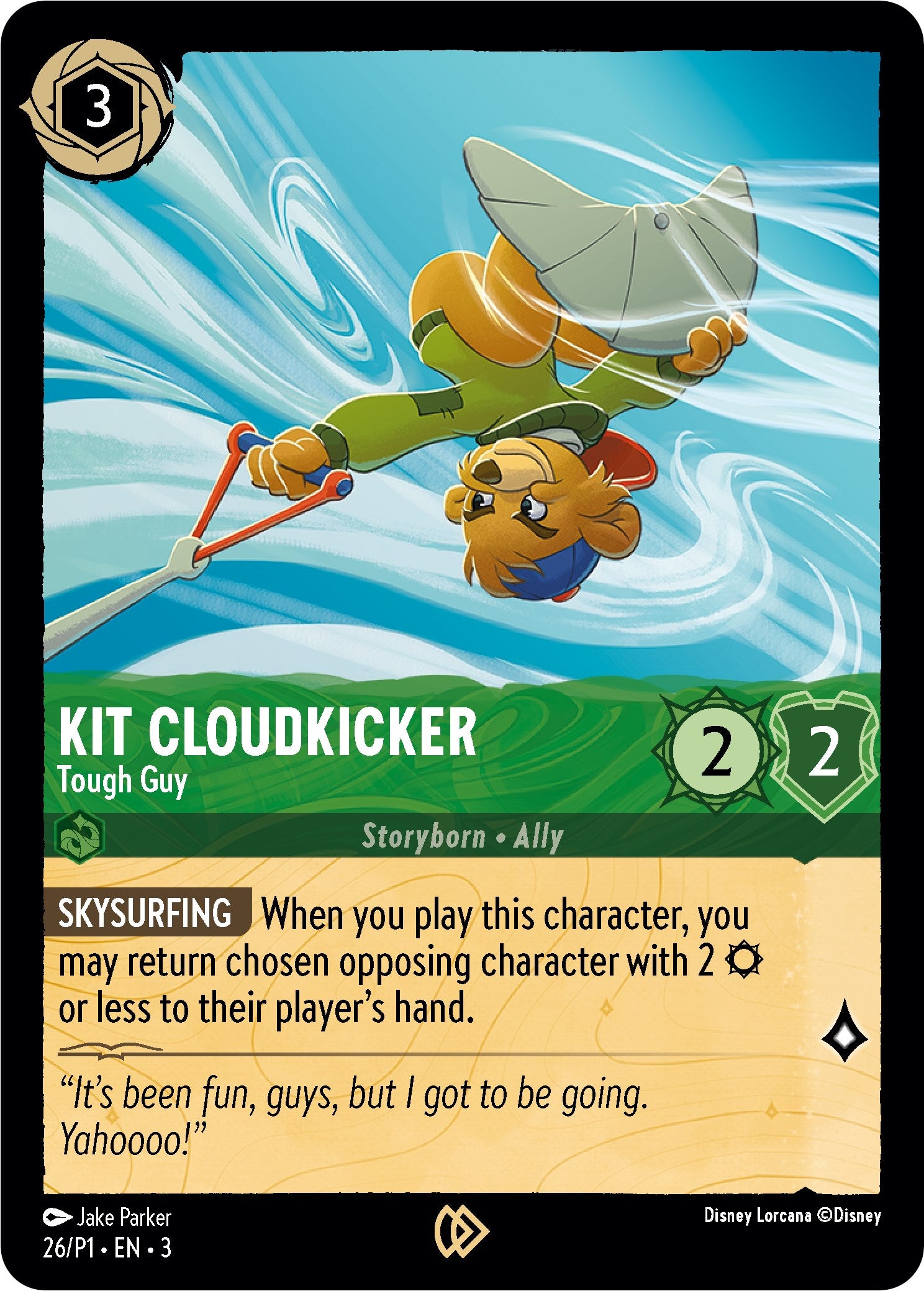 Kit Cloudkicker - Tough Guy (26) [Promo Cards] | Total Play