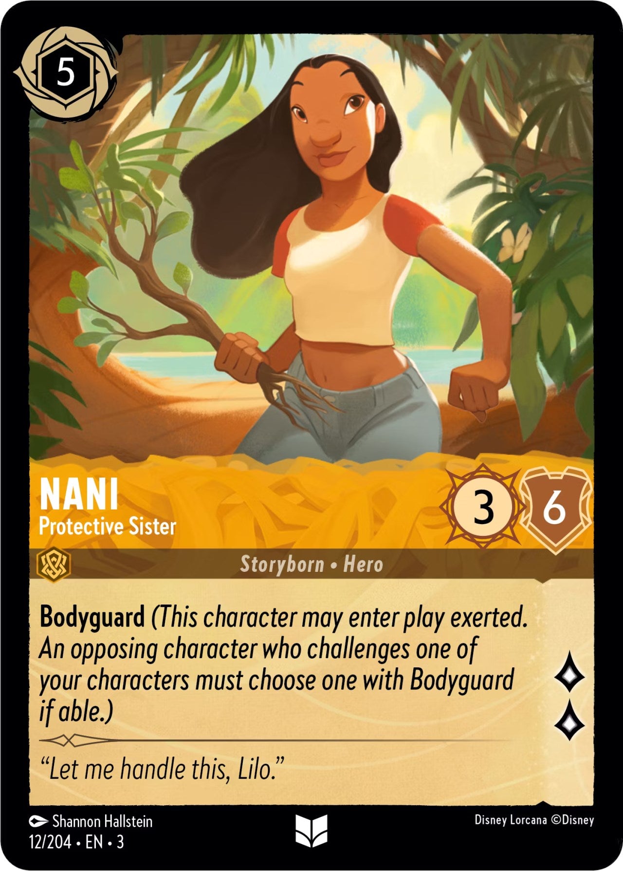 Nani - Protective Sister (12/204) [Into the Inklands] | Total Play